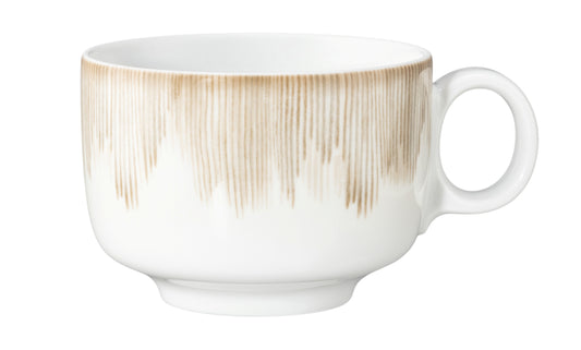 Kaffeetasse mit braunem Muster
