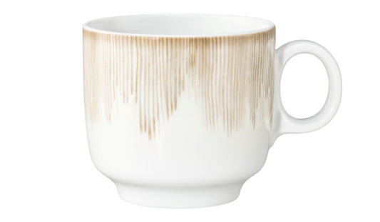 Kaffeetasse mit braunem Muster