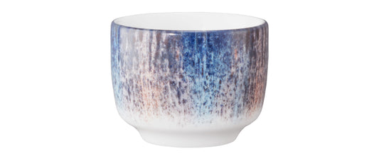 Keramiktasse mit blauem Farbverlauf
