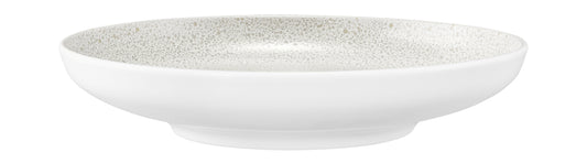Weiße Schale mit Muster innen