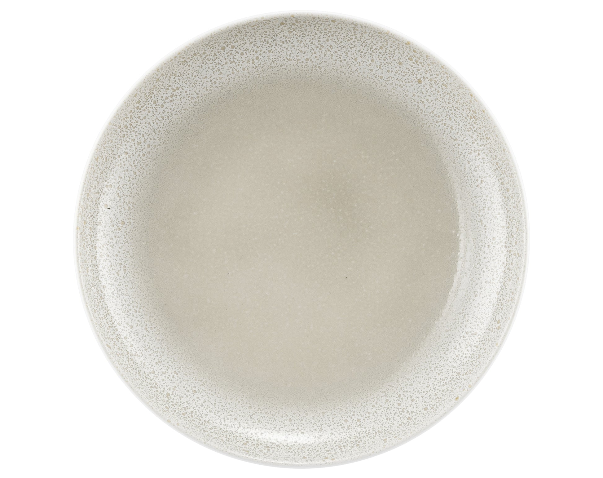 Weiße Schale mit Muster innen