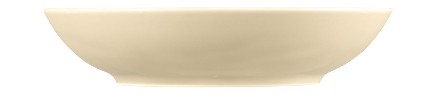 Beige Schale aus Keramik, leer