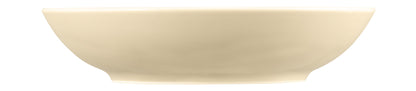 Beige Schale aus Keramik, leer