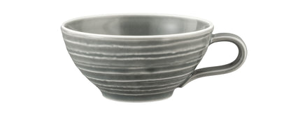 Grau gestreifte Kaffeetasse