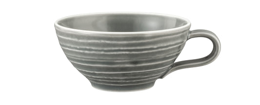 Grau gestreifte Kaffeetasse