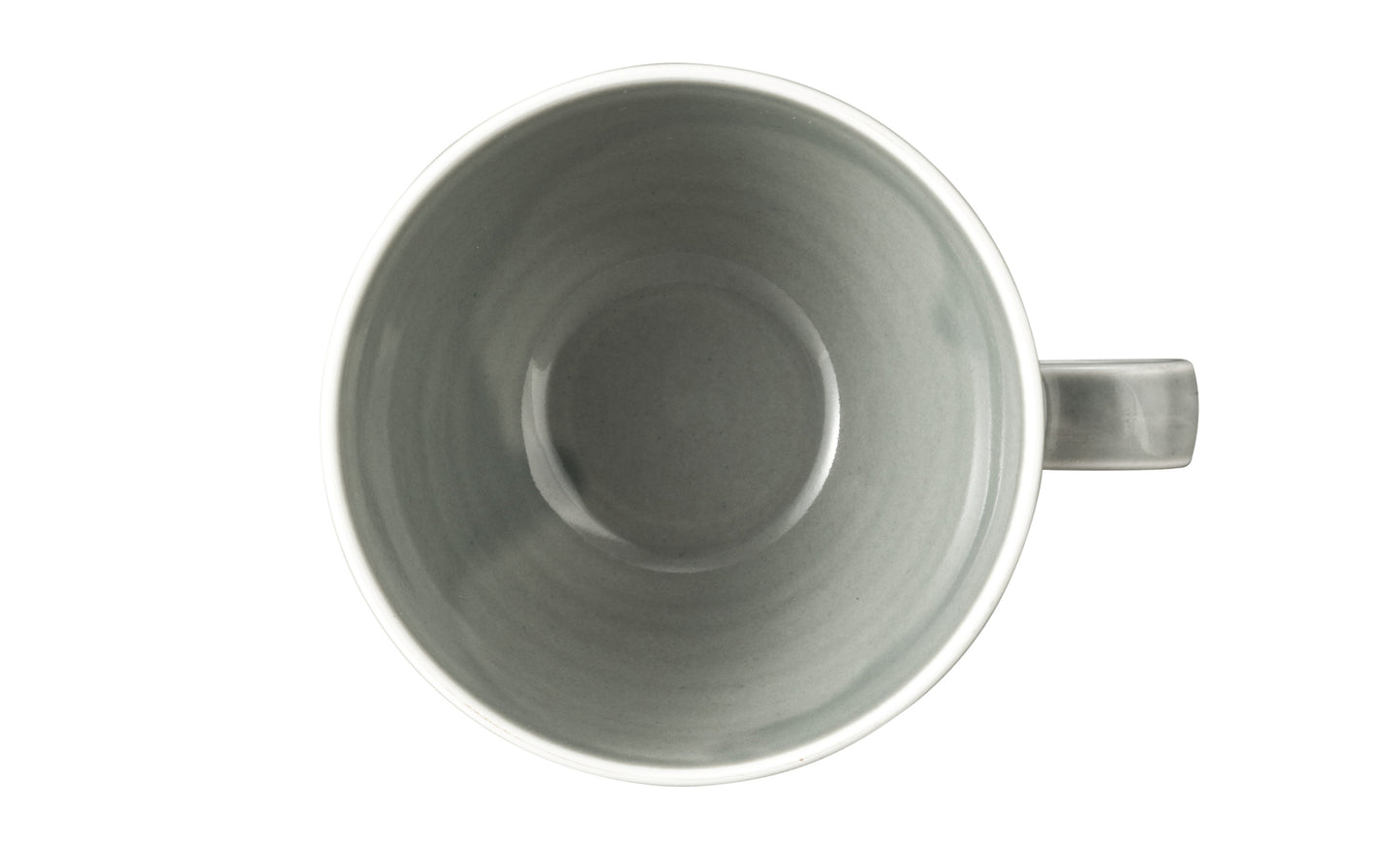 Grau gestreifte Kaffeetasse
