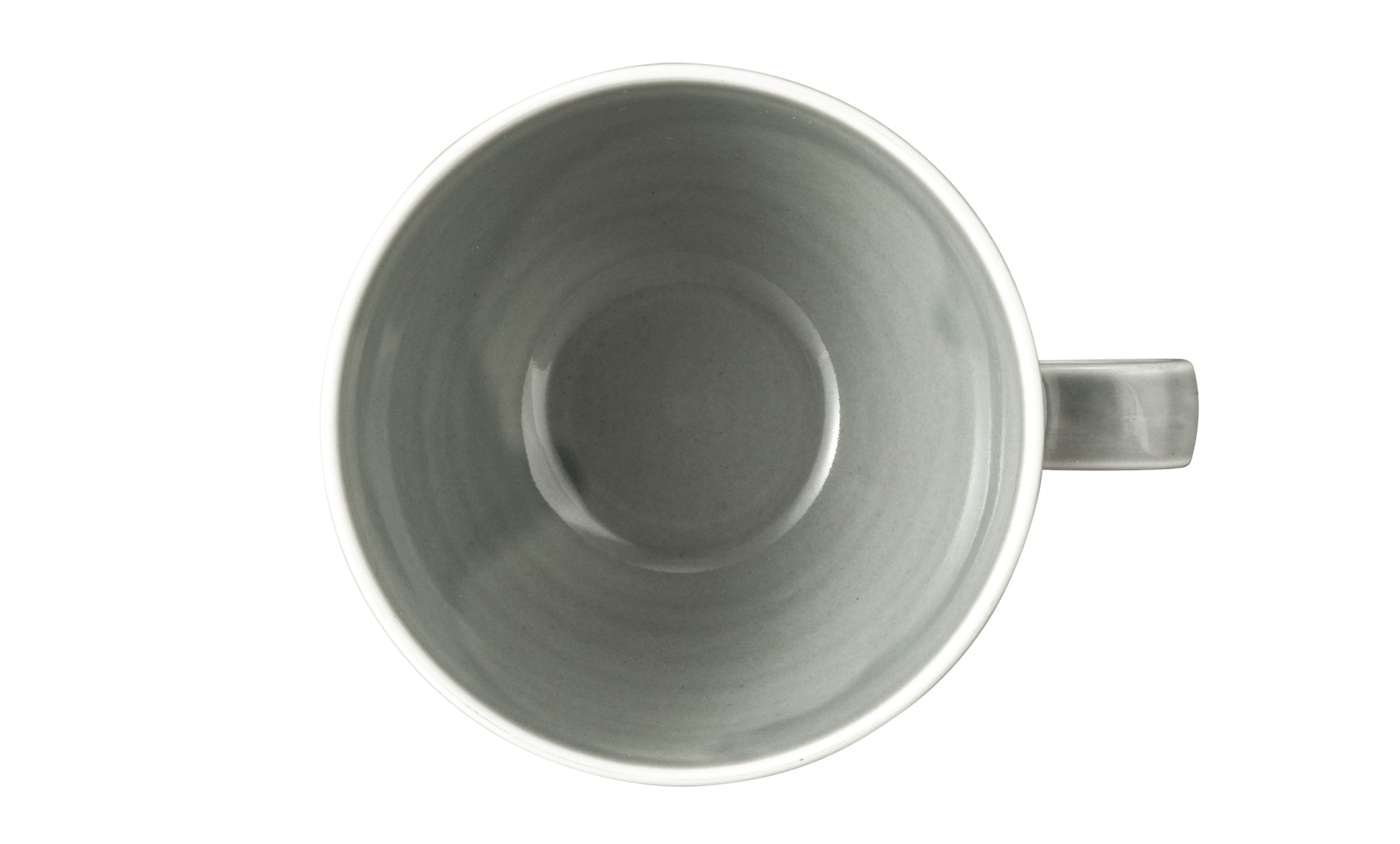 Grau gestreifte Kaffeetasse