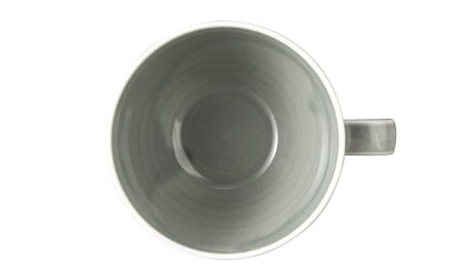 Grau gestreifte Kaffeetasse