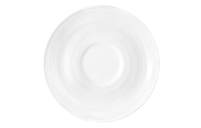 Weiße Servierplatte aus Porzellan