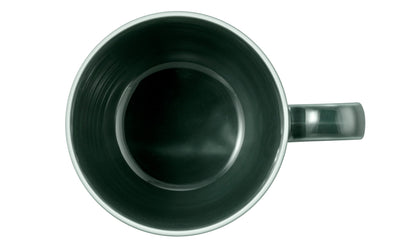 Grüne Kaffeetasse, Nahaufnahme, B2B Gastronomie