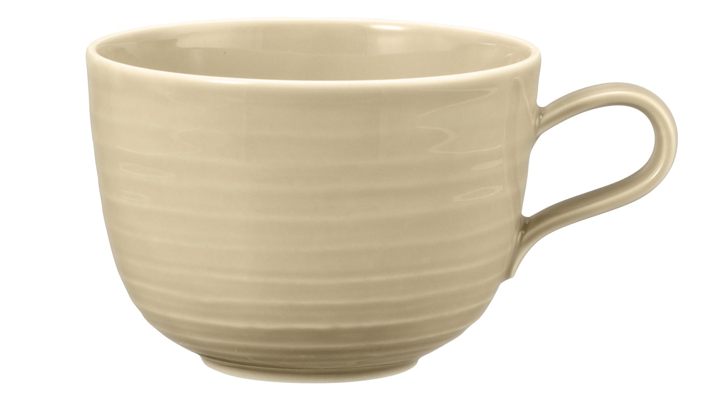 Beige Tasse für Gastronomiebedarf.