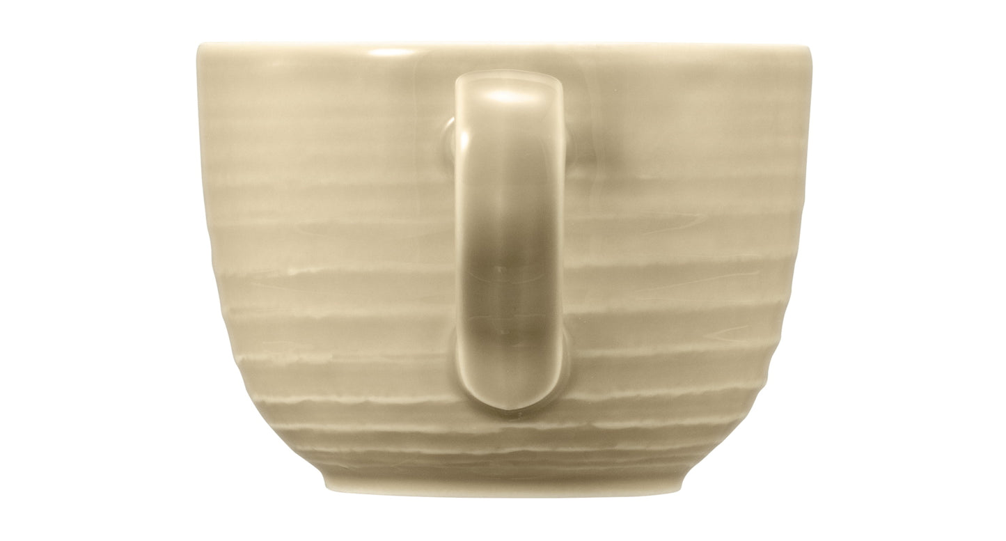 Beige Tasse für Gastronomiebedarf.