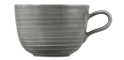 Graue Kaffeetasse aus Keramik