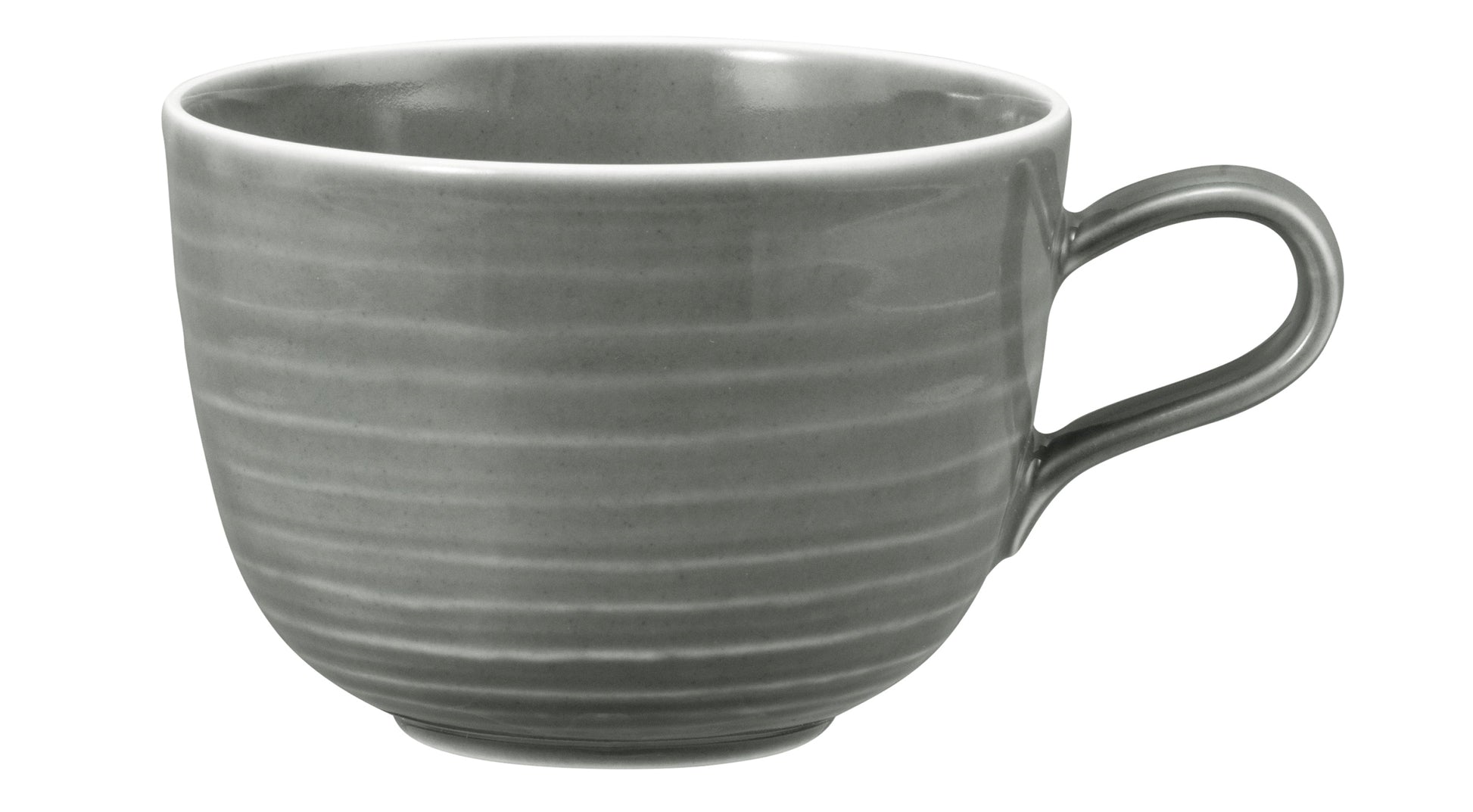 Graue Kaffeetasse aus Keramik