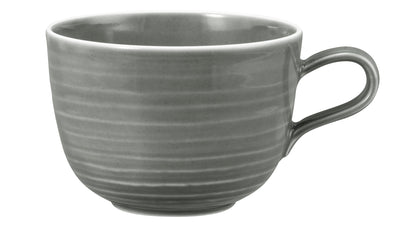 Graue Kaffeetasse aus Keramik