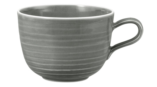 Graue Kaffeetasse aus Keramik
