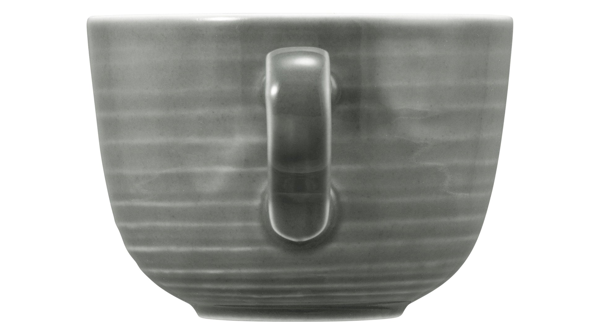 Graue Kaffeetasse aus Keramik
