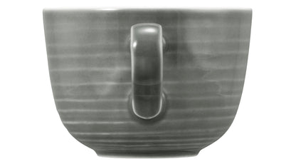 Graue Kaffeetasse aus Keramik