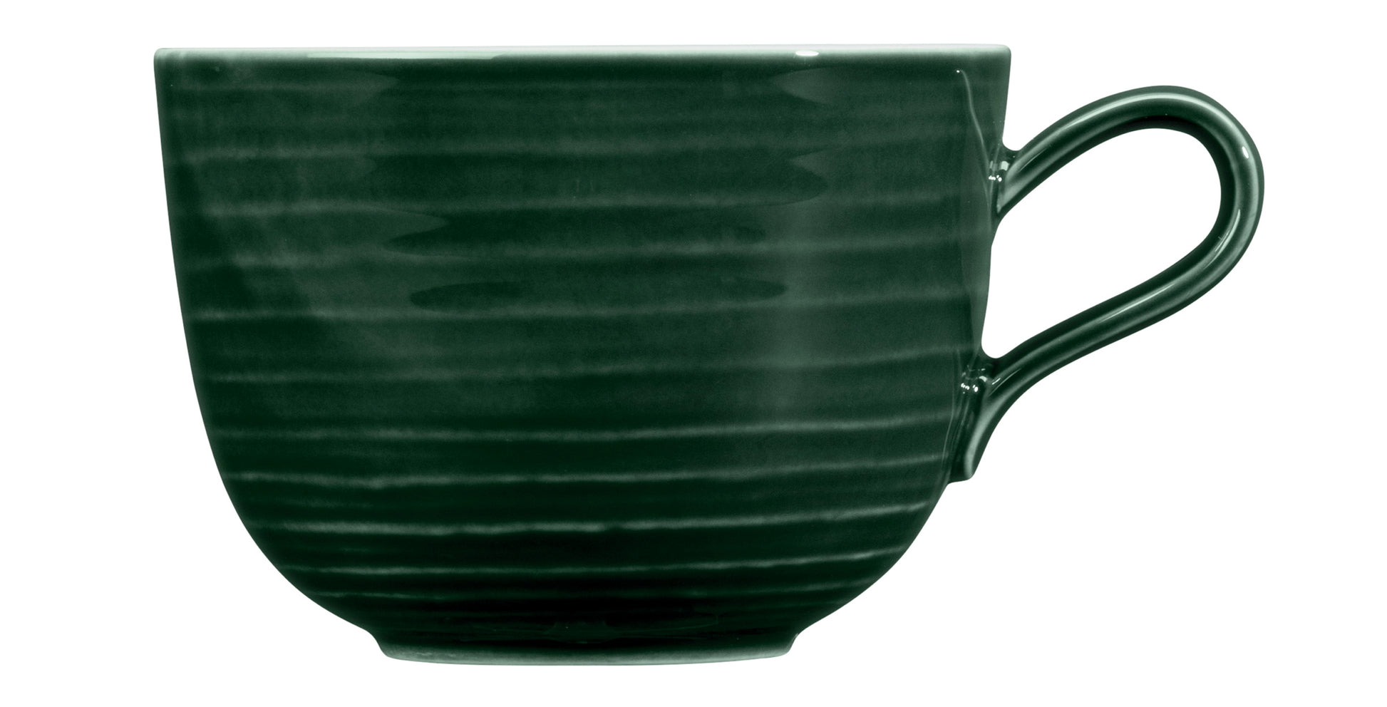Grüne Kaffeetasse, Nahaufnahme, B2B Gastronomie