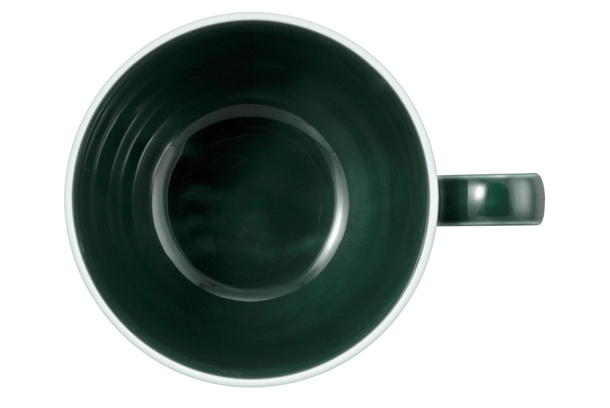 Grüne Kaffeetasse, Nahaufnahme, B2B Gastronomie