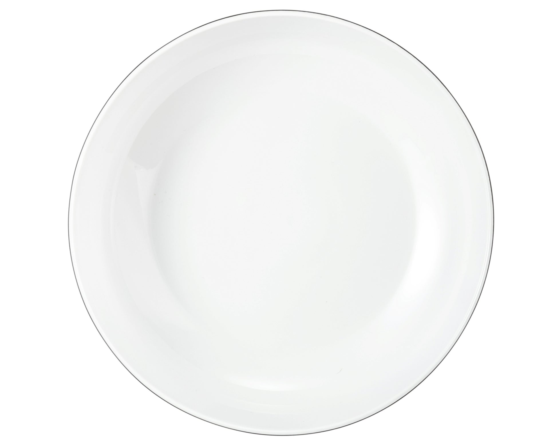 Große, moderne Schale aus Porzellan.