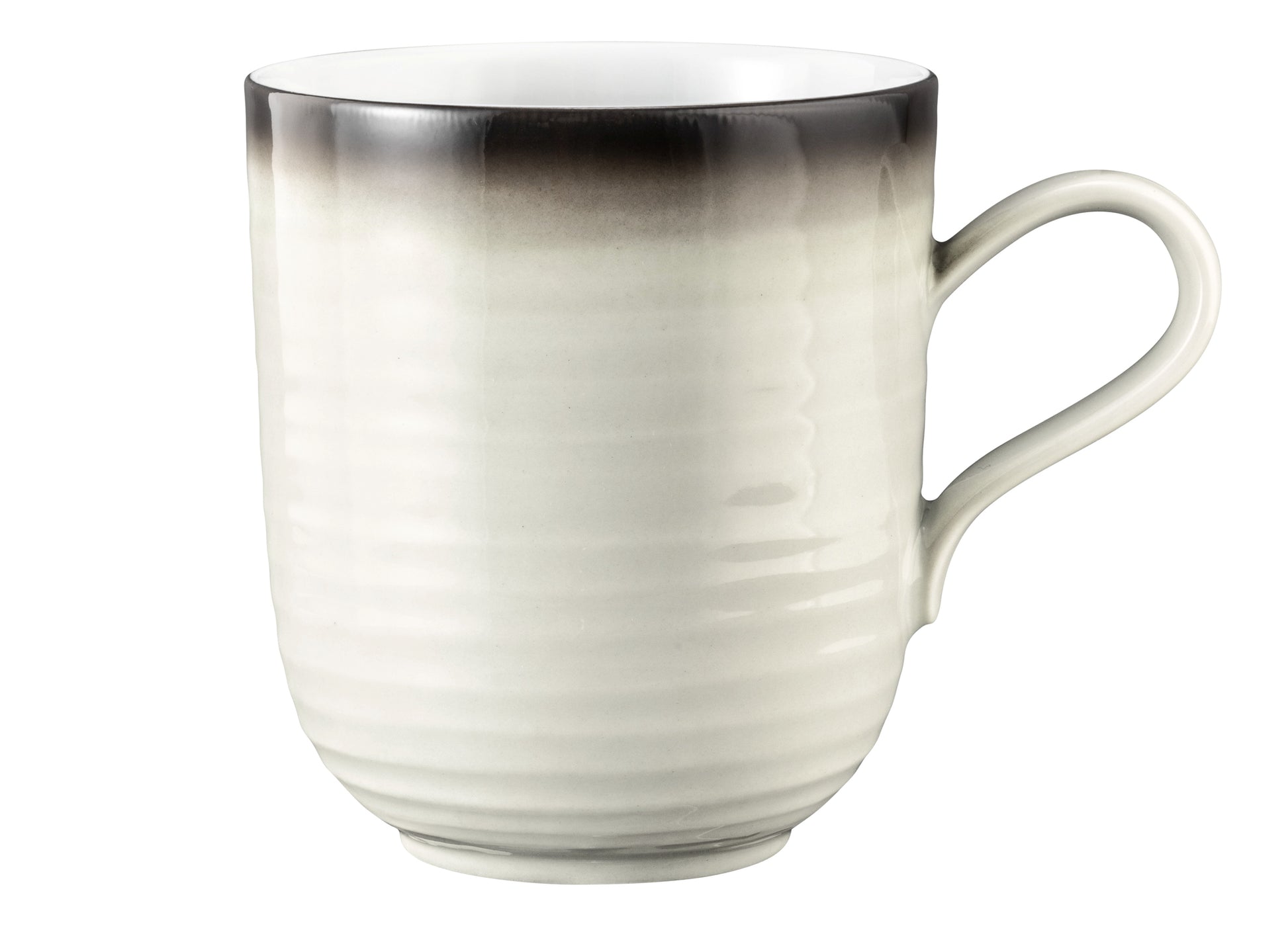 Kaffeetasse mit dunklem Rand
