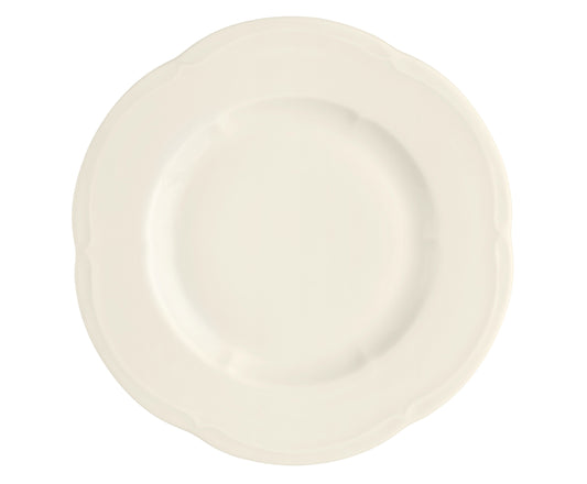Weißer Porzellanteller für Gastronomie