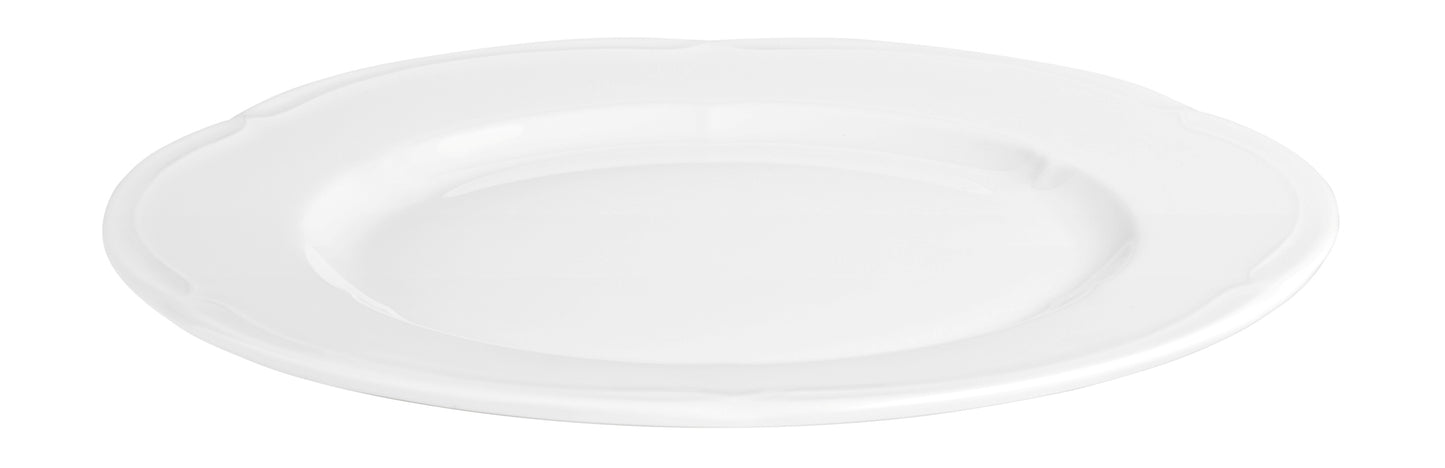 Weißer, leerer Porzellanteller, Gastronomie
