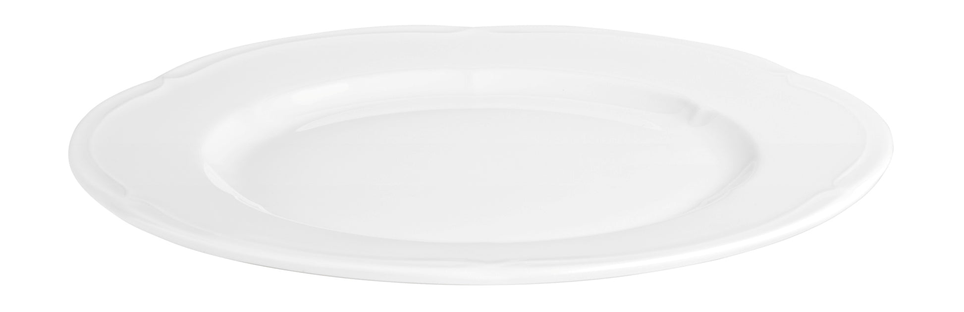 Weißer, leerer Porzellanteller, Gastronomie