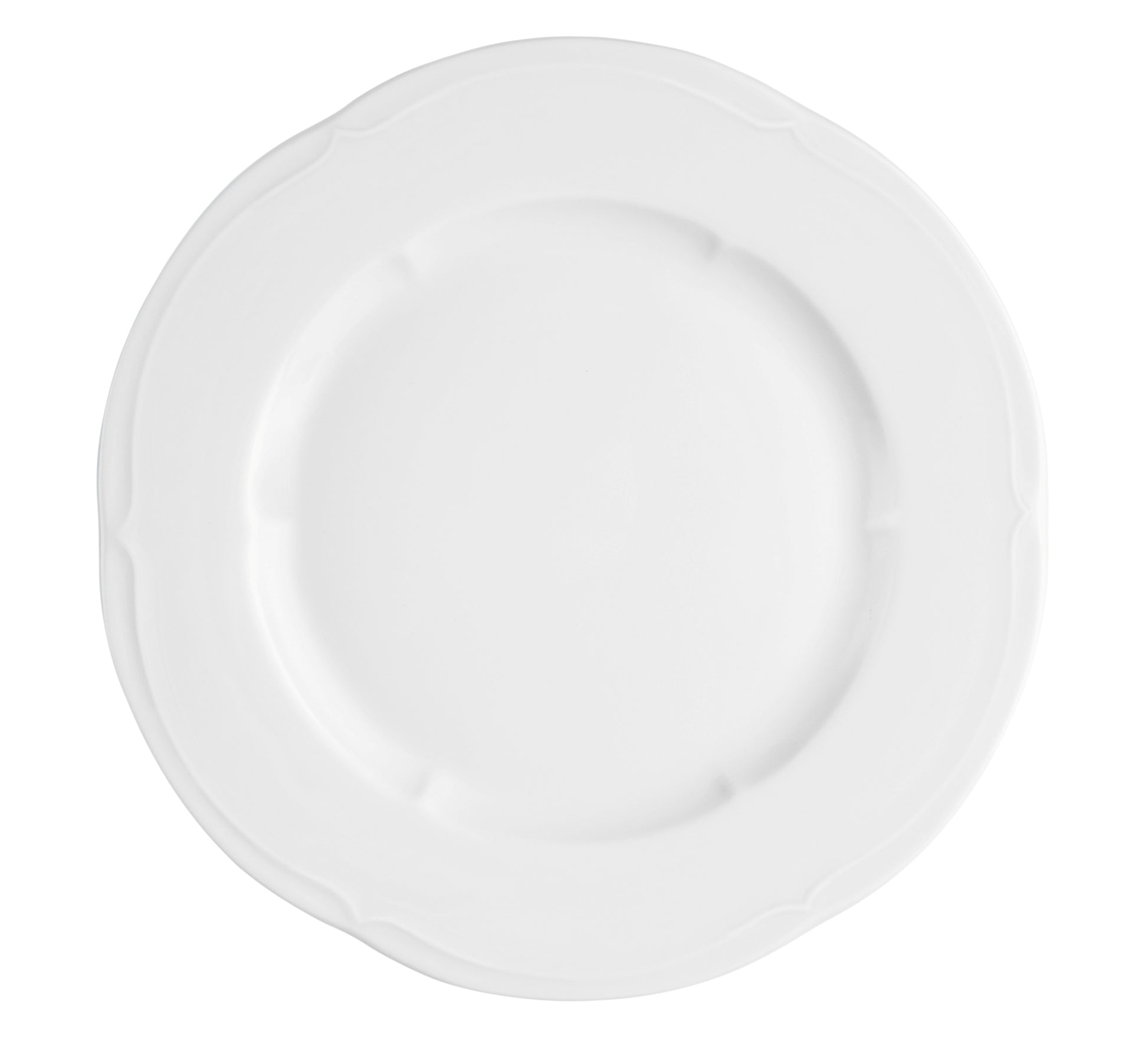 Weißer, leerer Porzellanteller, Gastronomie