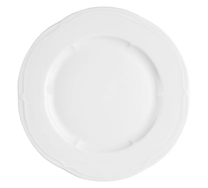 Weißer, leerer Porzellanteller, Gastronomie