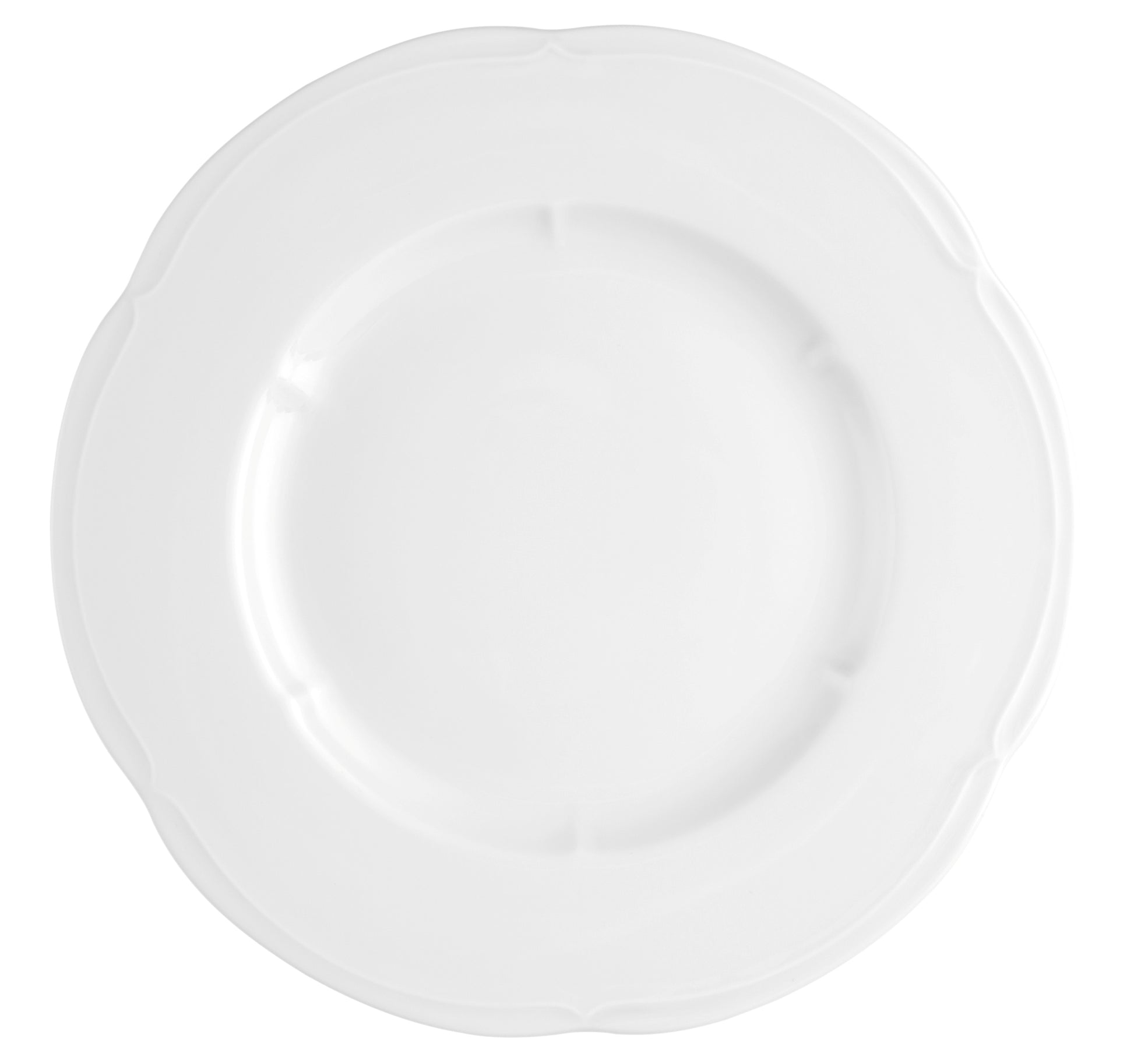 Weiße Servierplatte für Gastronomie