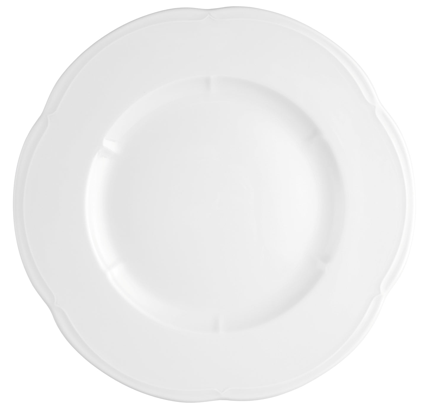 Weißer, leerer Porzellanteller, Gastronomie