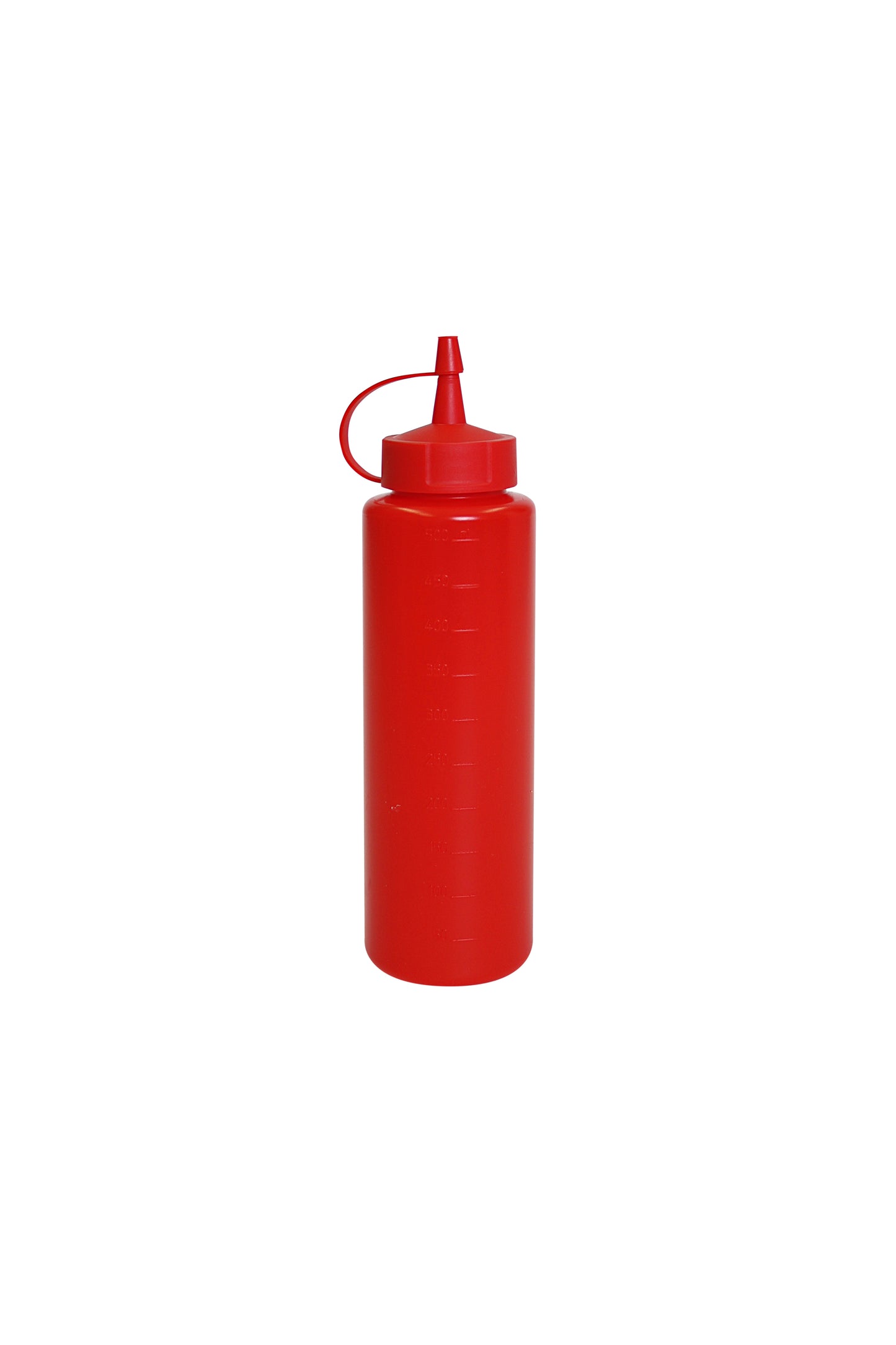 Rote Ketchupflasche für Gastronomie.