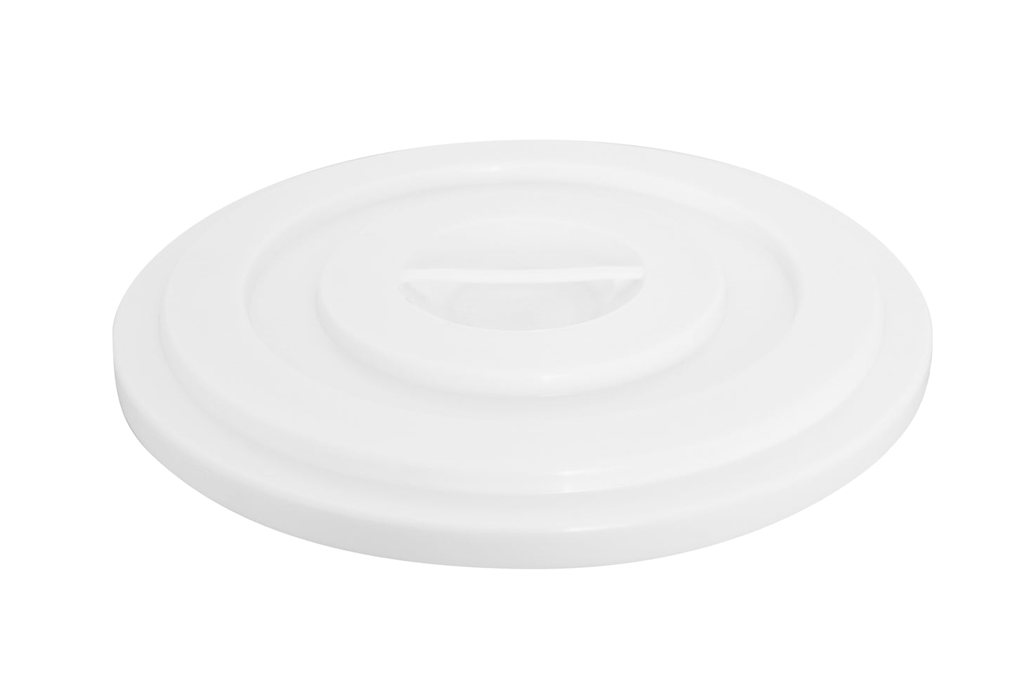 Weißer Deckel für Gastronomiebehälter.