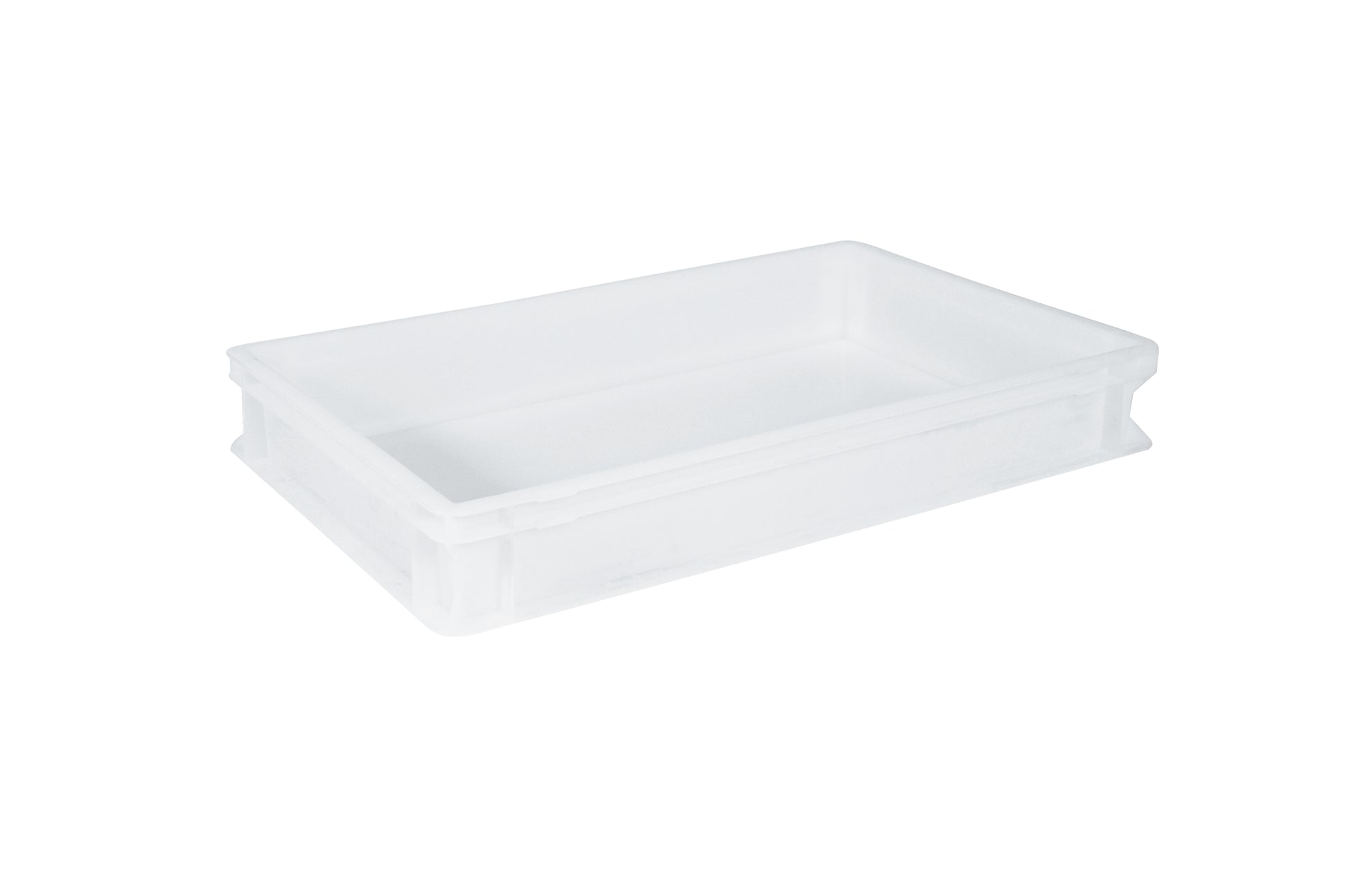 Transparente Aufbewahrungsbox für Lebensmittel.