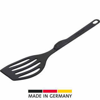 Schwarzer Pfannenwender, Made in Germany.