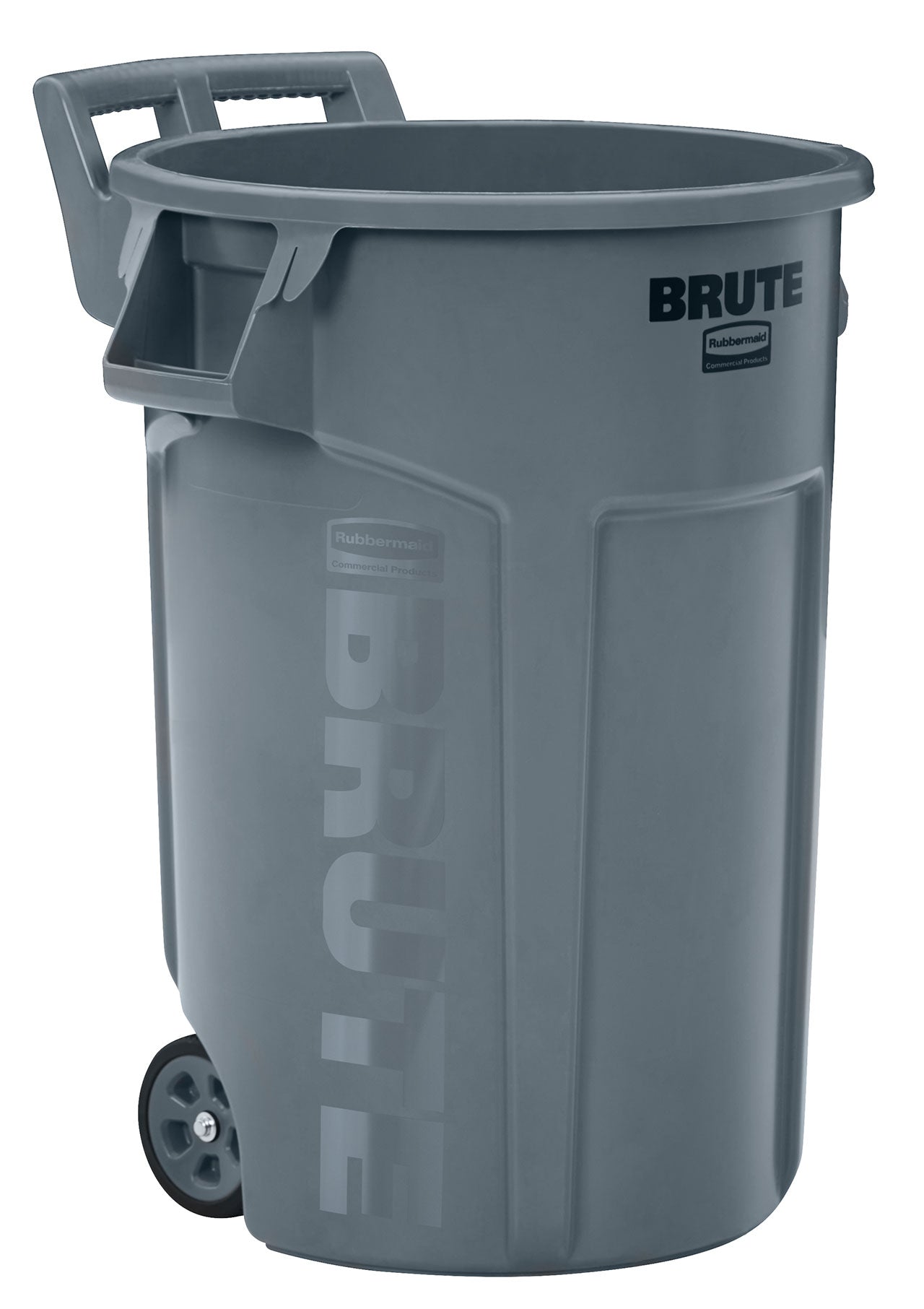 BRUTE® Rundbehälter mit Luftkanälen auf Rädern, 167 l