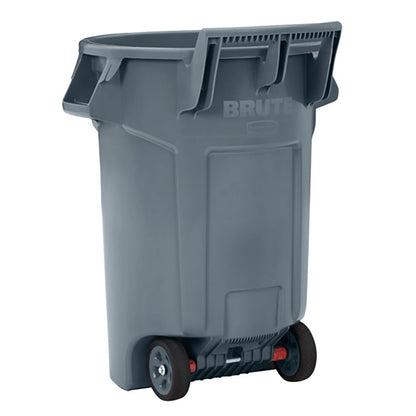 BRUTE® Rundbehälter mit Luftkanälen auf Rädern, 167 l