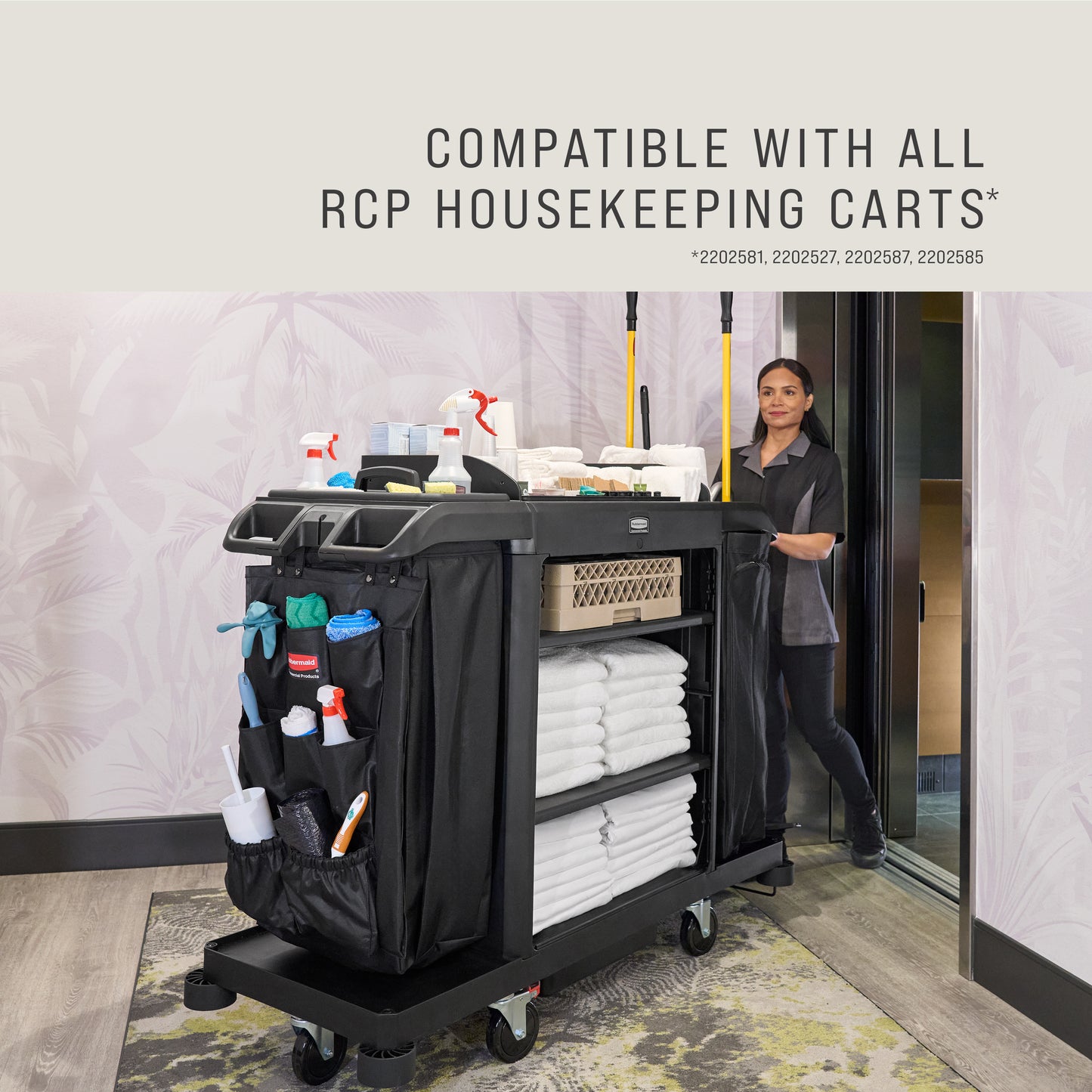 9‑Taschen‑Organizer für Housekeeping‑Wagen