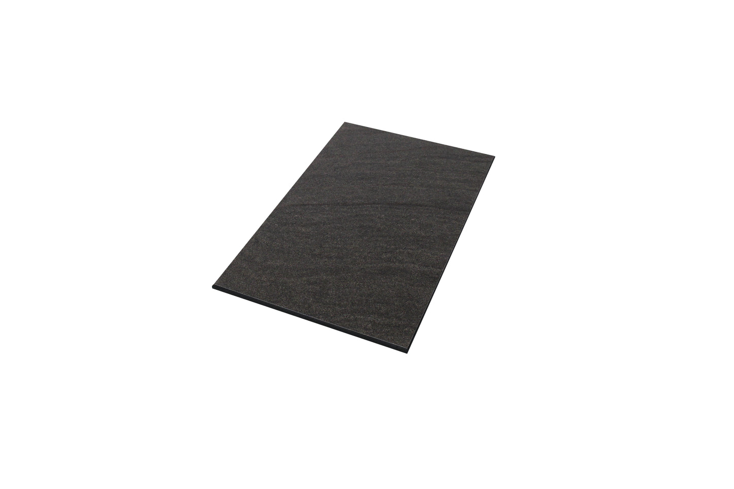 Schwarze Granitplatte für Gastronomie.
