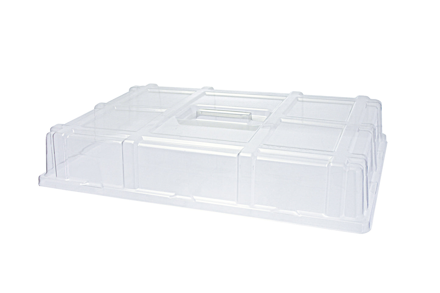 Transparente Gastronomie-Transportbox.