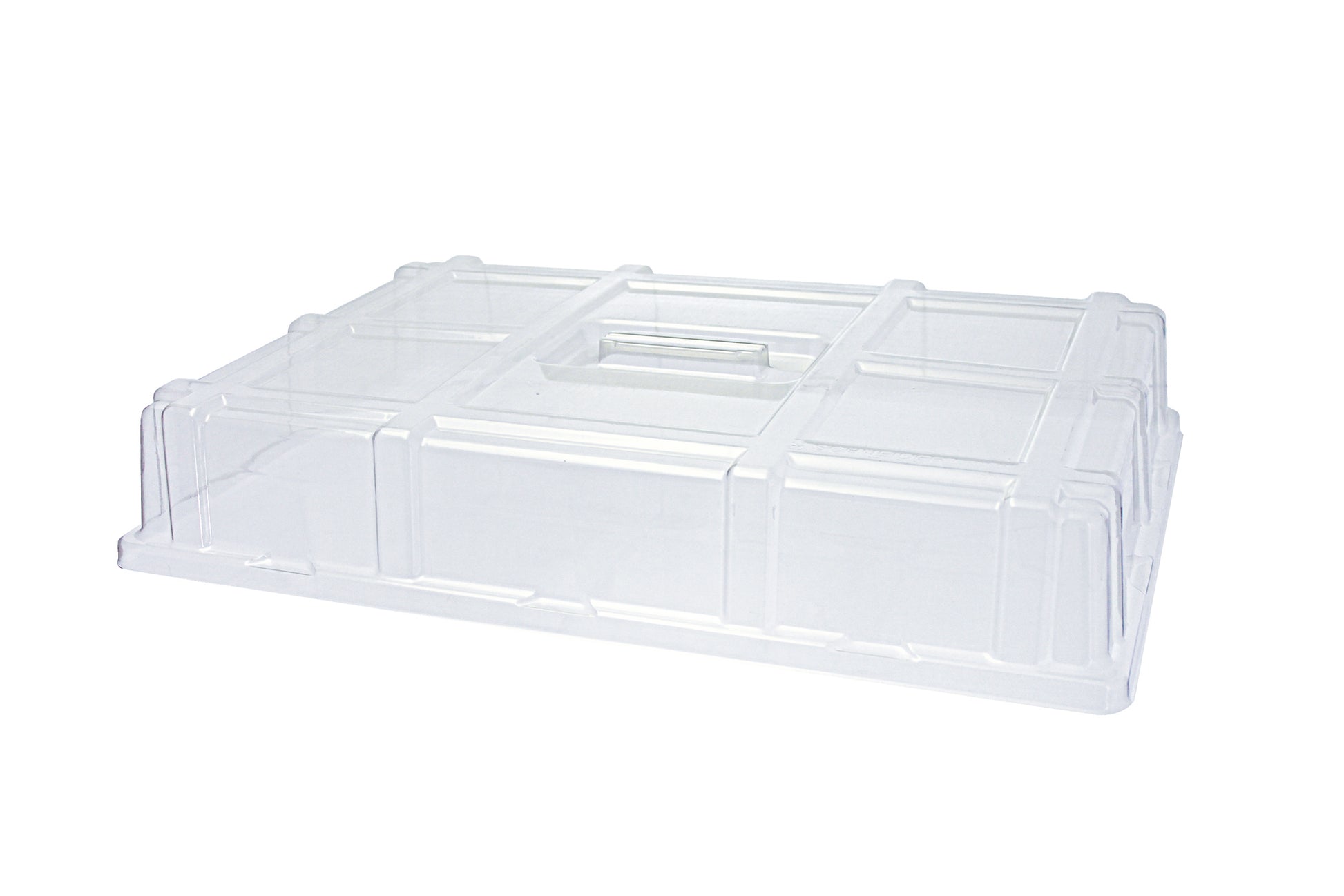 Transparente Gastronomie-Transportbox.