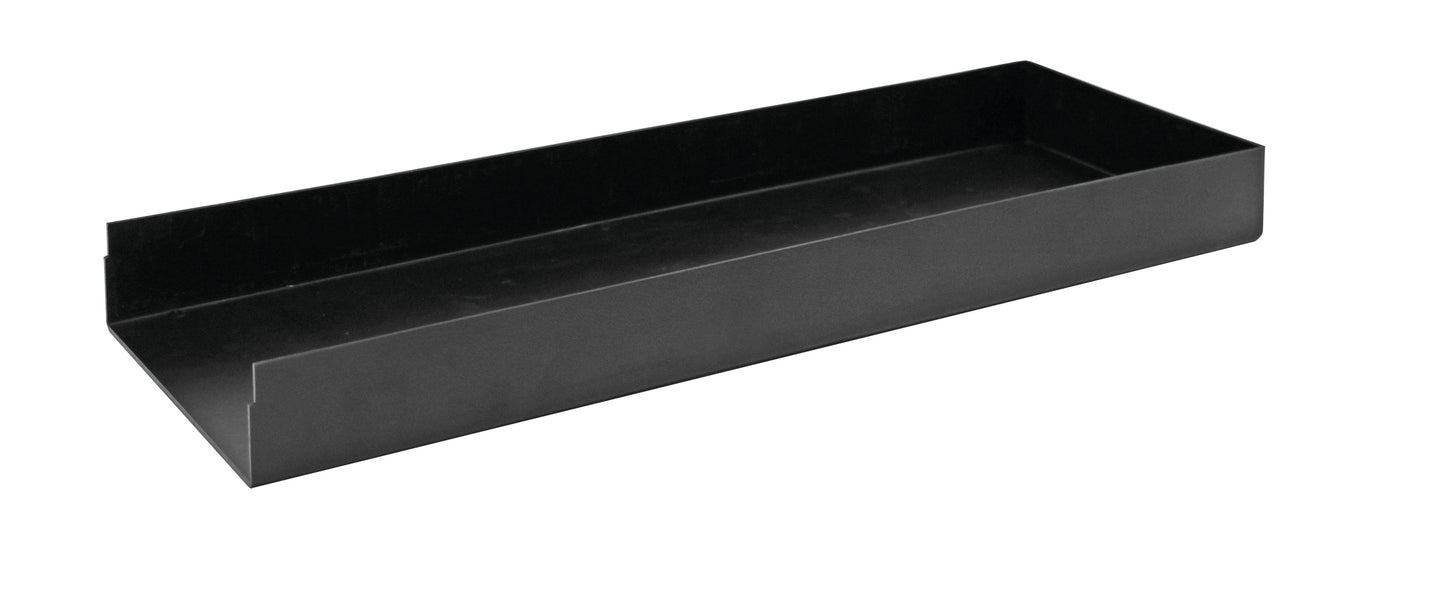 Schwarze Gastronomie-Servierplatte.
