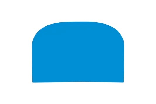 Blauer Hintergrund, abstrakte Form.