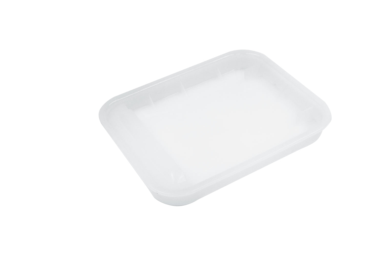 Leere Kunststoffschale für Lebensmittel.