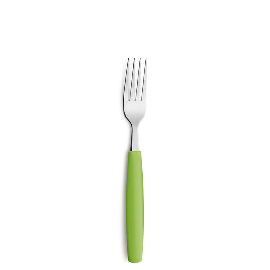Gabel mit grünem Griff