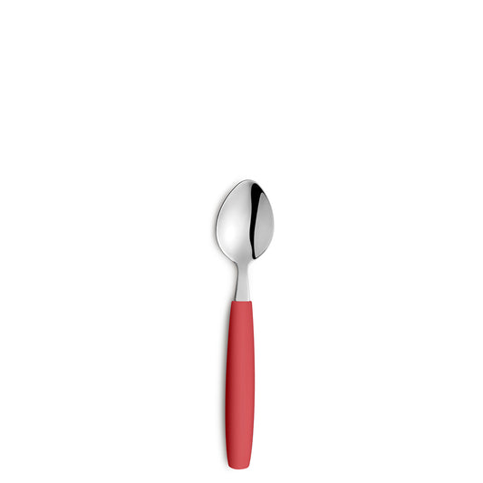Löffel mit rotem Griff