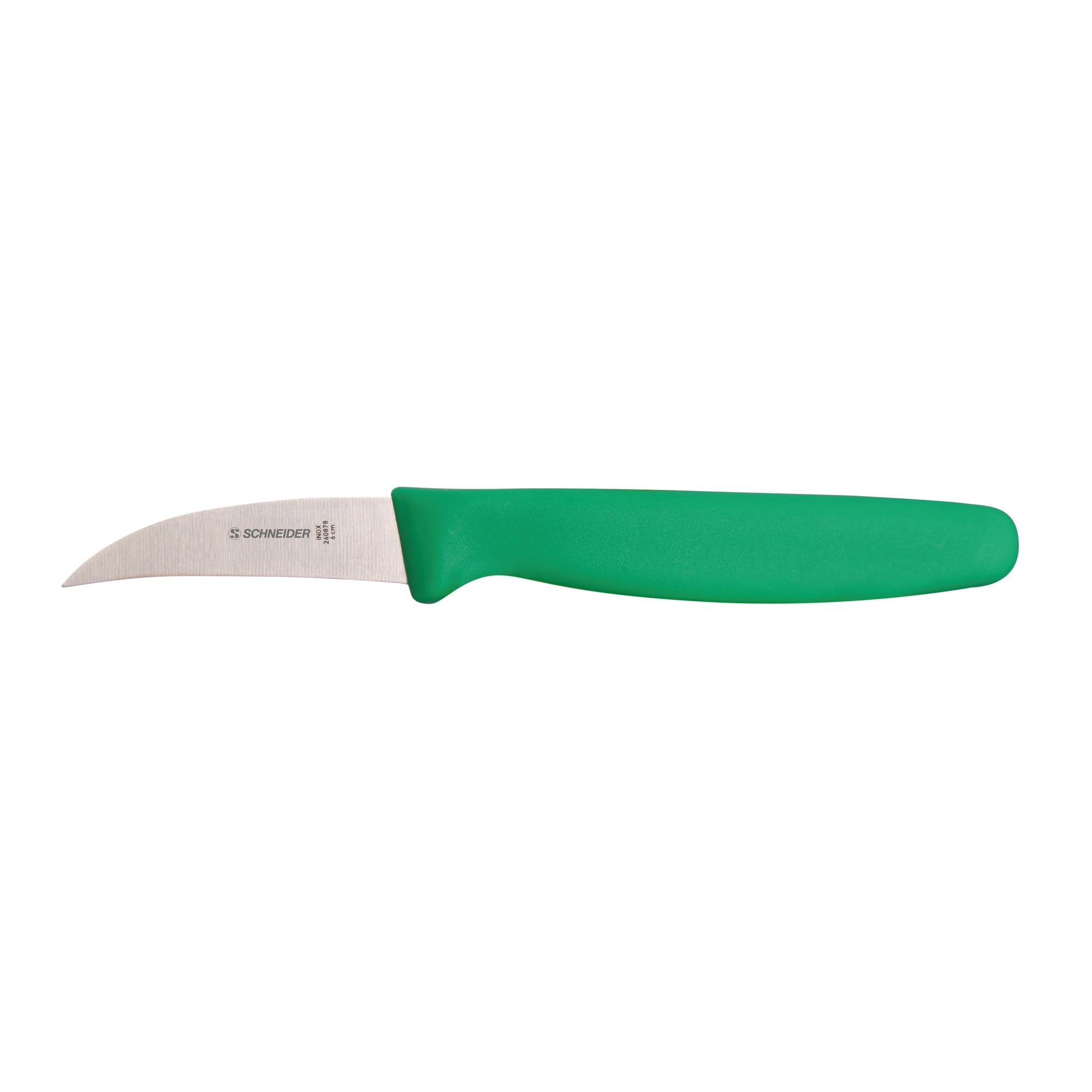 Grünes Küchenmesser für Gastronomie.