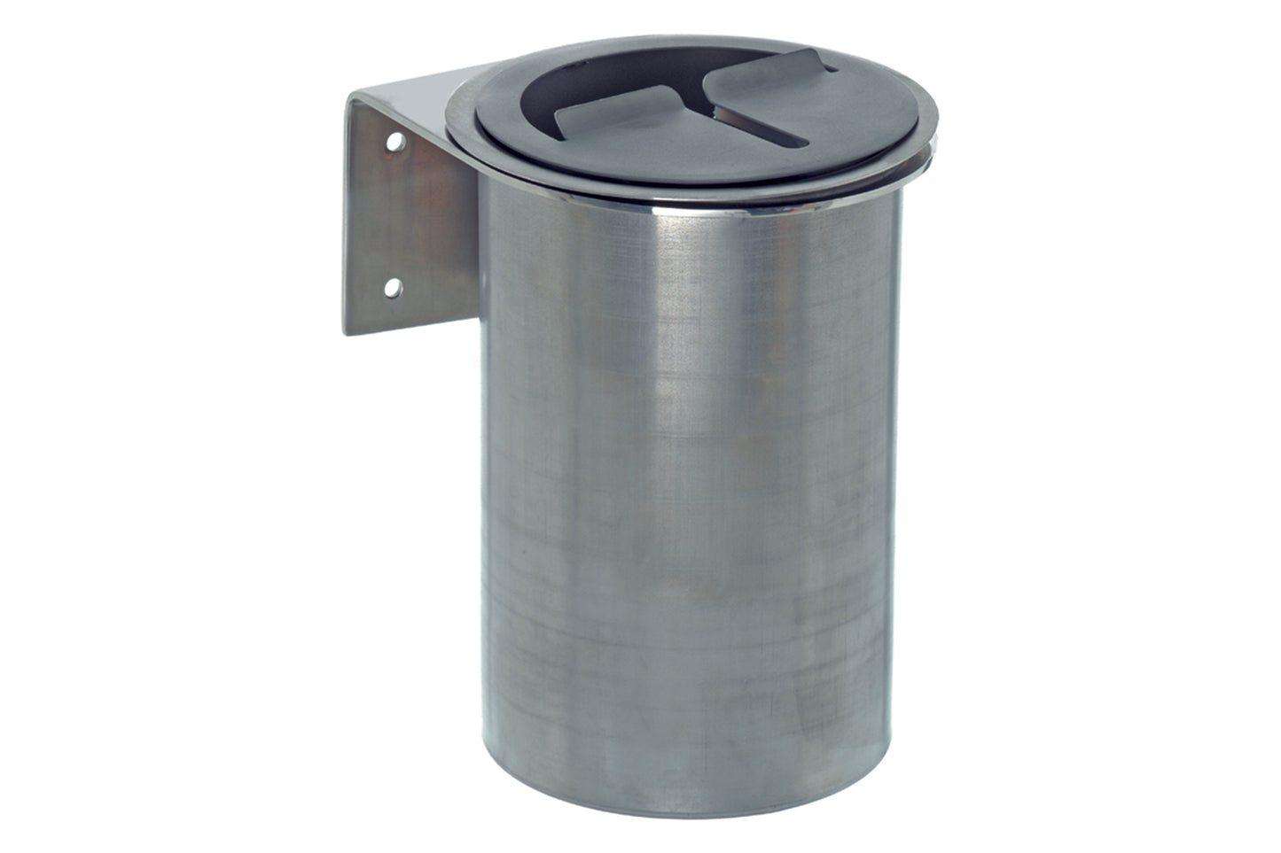 Edelstahl-Abfallbehälter für Gastronomie.